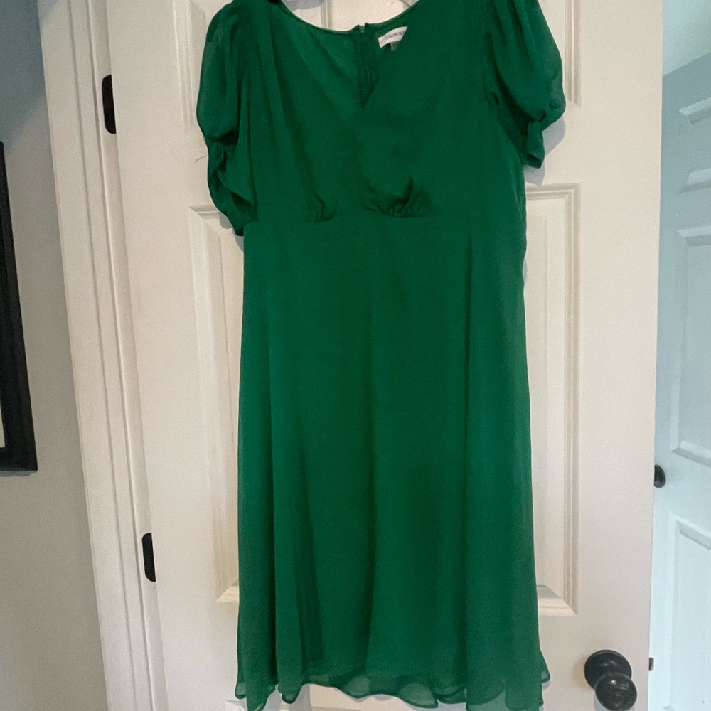 Calvin Klein green dress